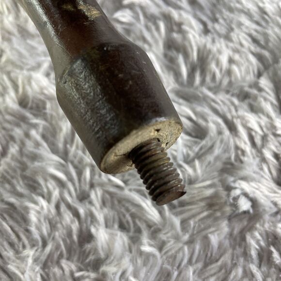 Vintage Pabst Blue Ribbon PBR Tap Handle Wooden Red Banner Beer Brewing Man Cave - Picture 8 of 12